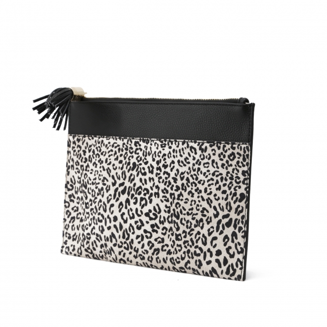 Leopard Druck aus echtem Leder OEM Design Damen Handtasche 