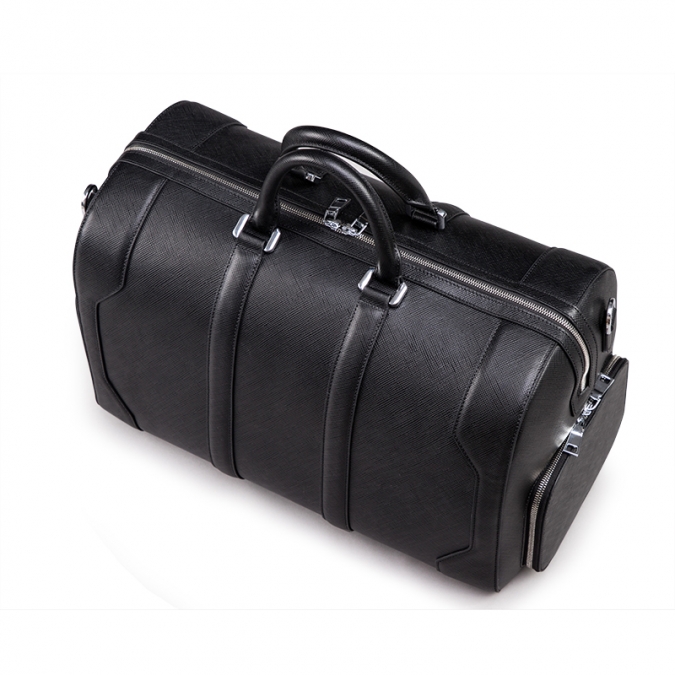 benutzerdefinierte Luxus-Qualitäts-Herren-Reisetaschen aus Saffiano-Leder mit Schuhtasche 