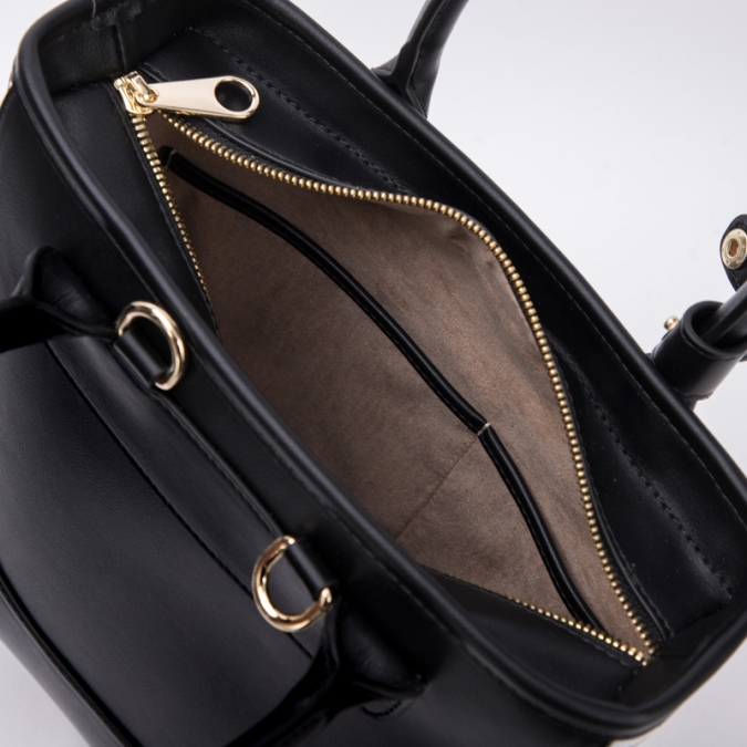 Schachbrett-Rucksack aus echtem Leder für Frauen 